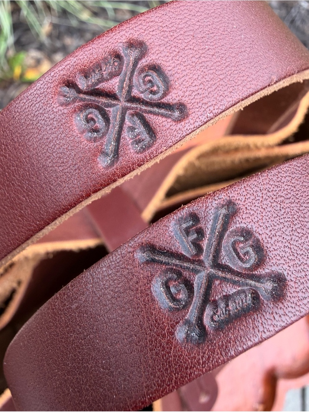 Go Forth Goods Avery Saddle Brown Leather Tote Bag Mini Crossbody Like New - Picture 7 of 17